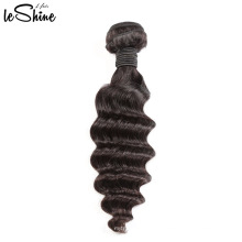 Leshine Gold Hair Vendor Cuticle Cabelo Aligned Mongol Remy Onda Profunda Extensão Do Cabelo Humano